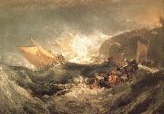 J.M.W. Turner The Wreck of a transport ship France oil painting artist